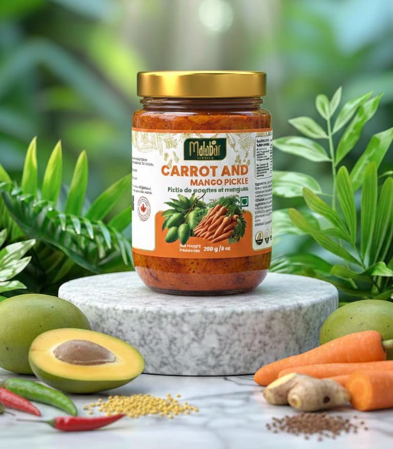 CARROT AND MANGO PICKLE